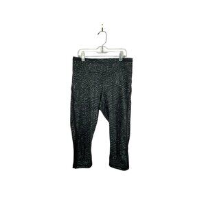 Lululemon Black White Abstract Print Crop Leggings Size 6